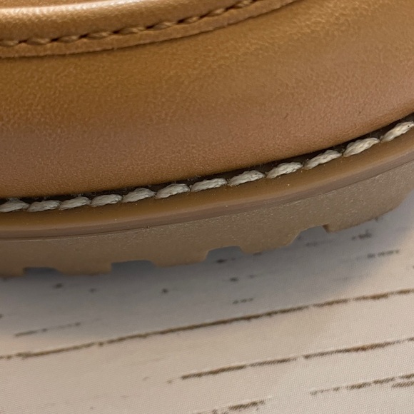 A New Day Danica Tan Loafers with Gold Buckle Accent, size 8.5 - Picture 8 of 12